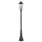 Z-Lite Gannon 3 Light Outdoor Post Mounted Fixture, 14.25in. W x 113.5in. H, Black 5008PHXLR-564P-BK - alternate 1